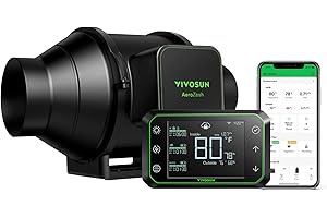 VIVOSUN AeroZesh S4 Inline Dryer Vent Booster Fan