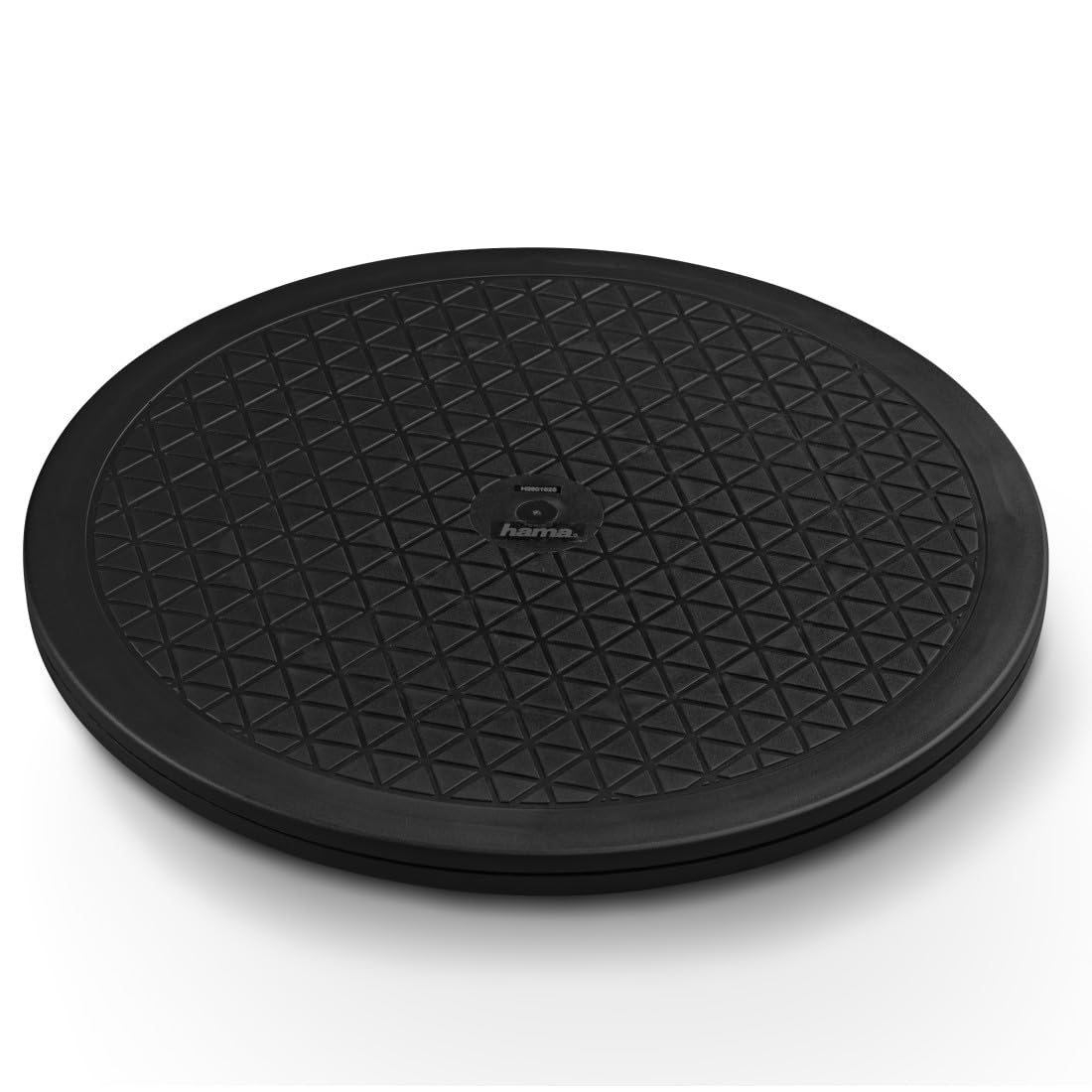 Hama Plateau Tournant Universel Hama 30cm (Plateau Rond Rotatif 360° Multifonction, Taille L, Supporte 80 kg, idéal pour TV, Enceintes, Ecrans, Plantes, Ustensiles de Cuisine, Modelisme) Noir