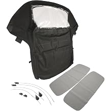Black Convertible Soft Top with Plastic Window Replacement for Z3 E36 1996-2002 54318411121 Mazonda