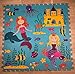 Produktbild La Bolata Gummimatte Puzzlepuzzle für Kinderzimmer Baby Bodenschutz für Kinder 9 Teile 30 x 30 cm Schaumstoff mehrfarbig Unisex Eva für Mädchen Meerjungfrau