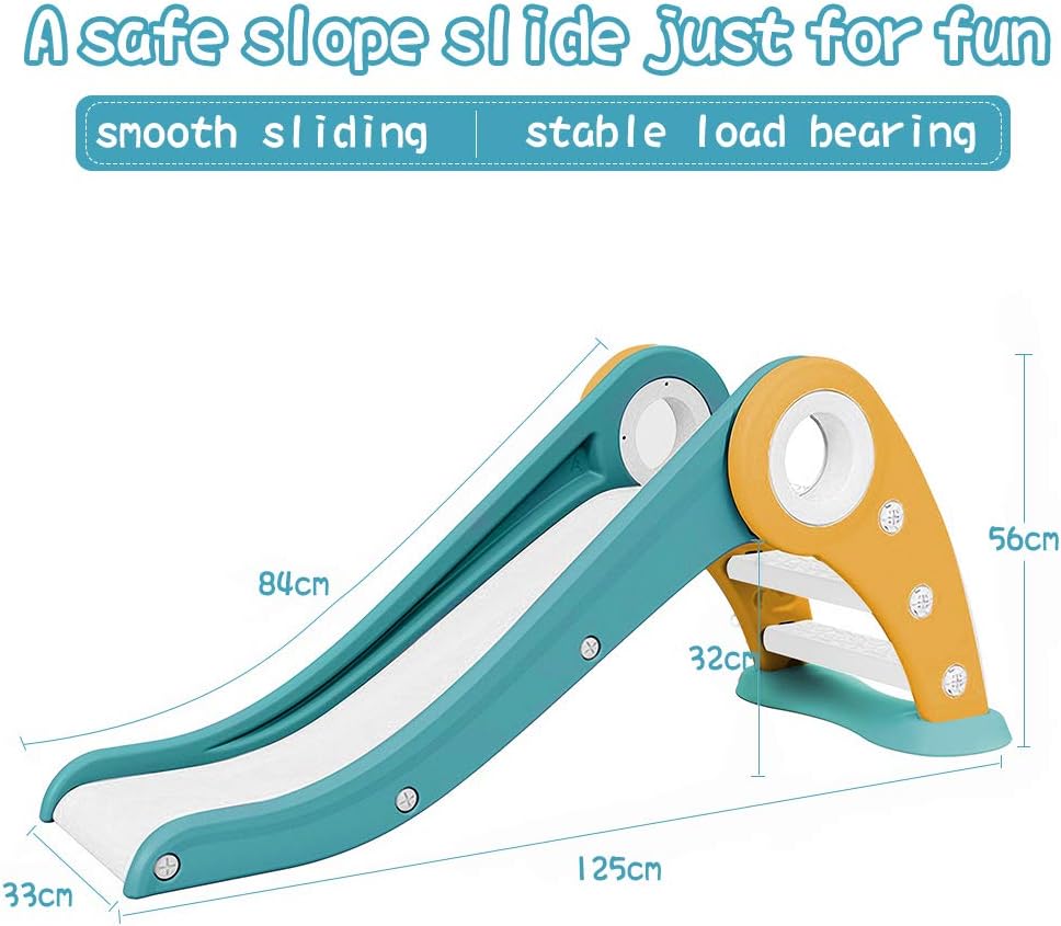EastSun Indoor Slide for Baby and Toddler 6 Months Old+, Easy to