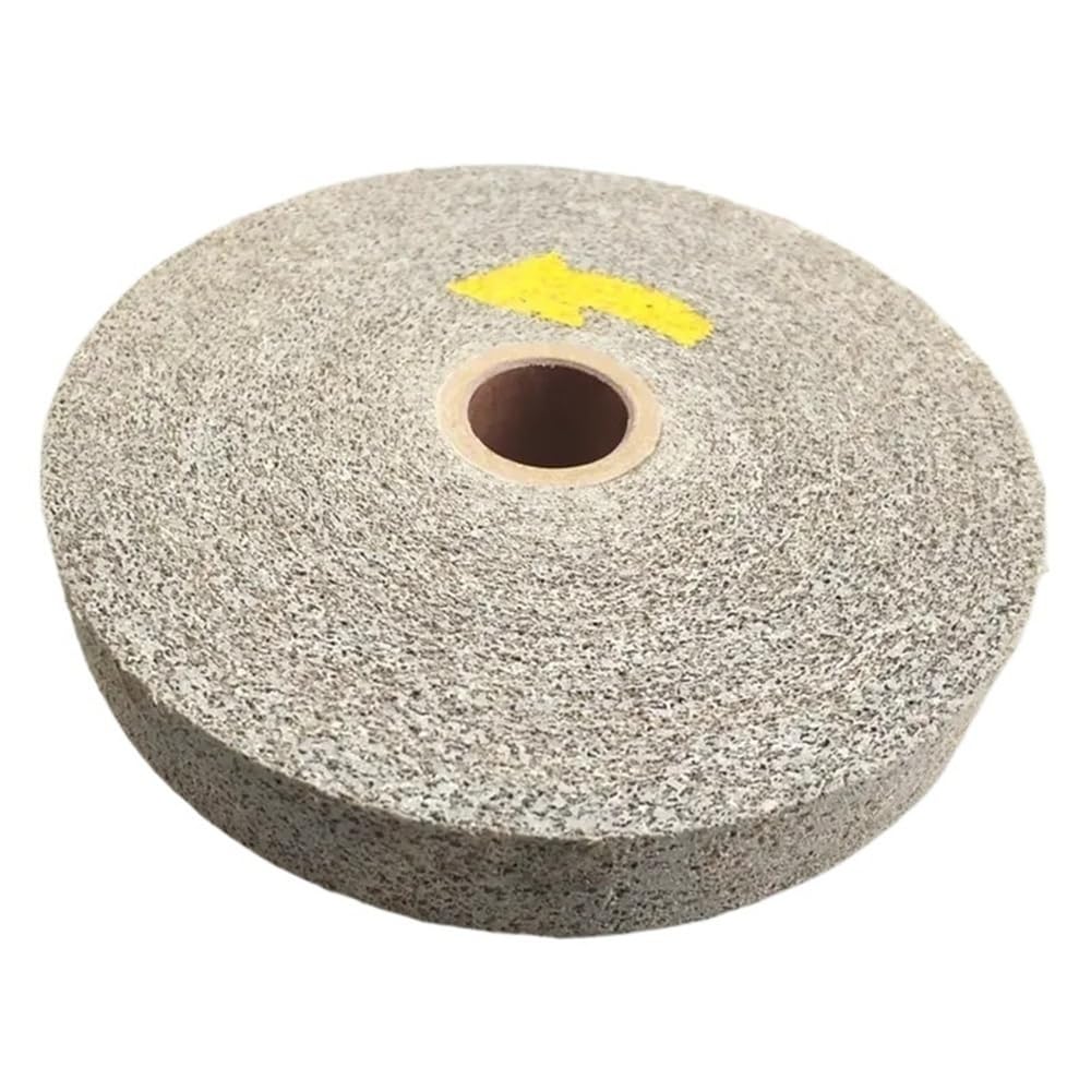 Meule d'ébavurage EXL 10S FIN 6 x 1 x 1 pouce à profil convoluté, outil de polissage et de lustrage des métaux, 1 pièce