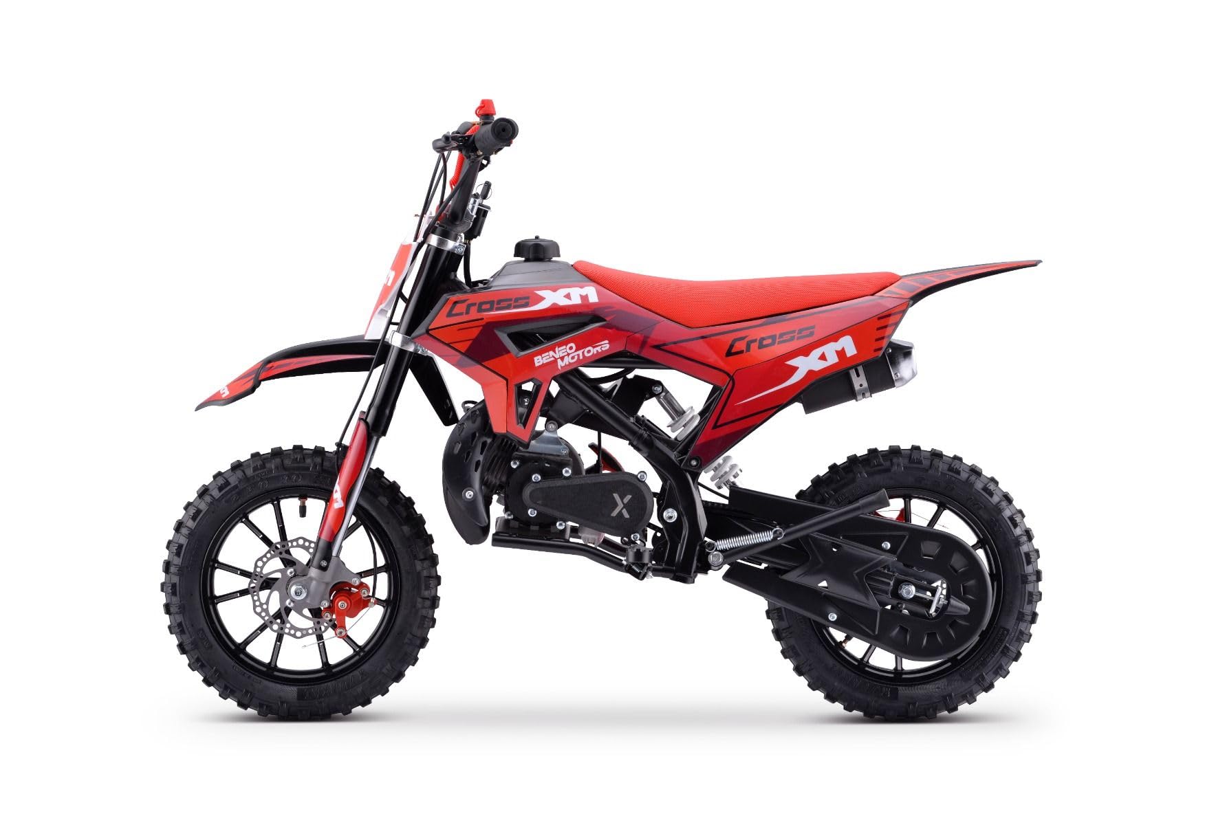 Motocross per bambini Beneo Motors CROSS XM Rosso - 50cc