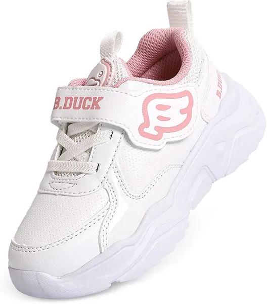 B.Duck Toddler Shoes for Girl and Boy Kids Shoes Toddler Sneakers Girls Shoes Toddler Running Shoes Toddler Sneakers for Toddler/Little Kid (Toddler 8-Big Kid 4) Pink