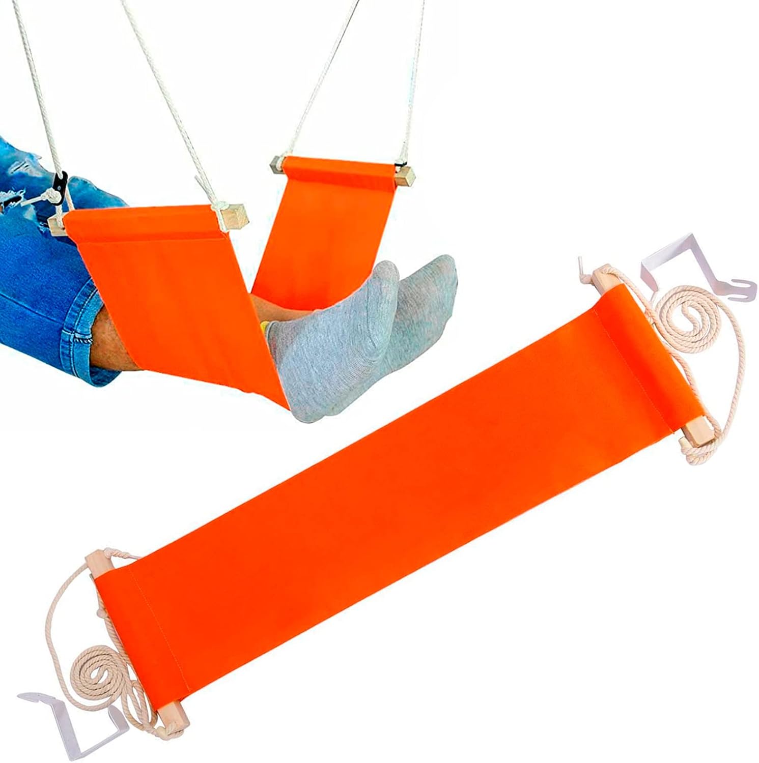 AccMart Adjustable Mini Foot Rest Stand Office Desk Feet