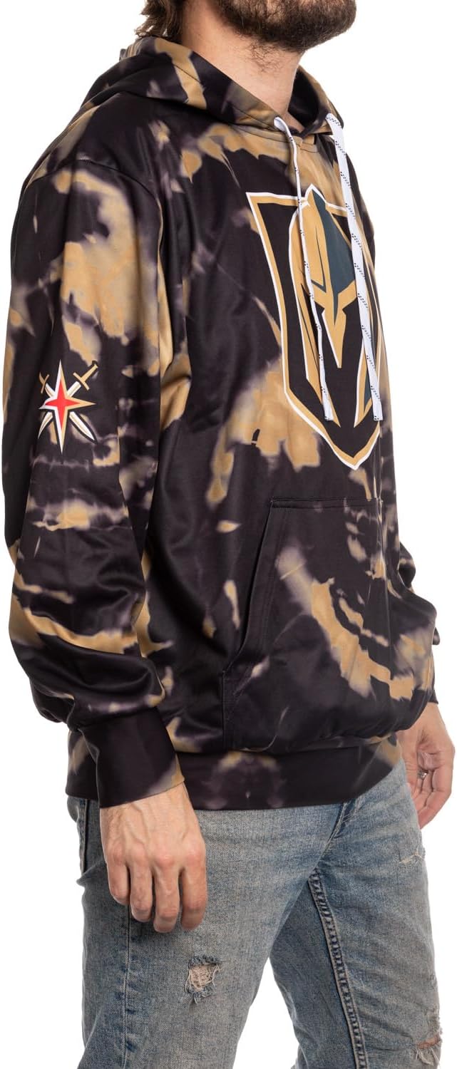 Calhoun NHL Surf & Skate Mens Tie Dye Sublimation Pullover Hoodie