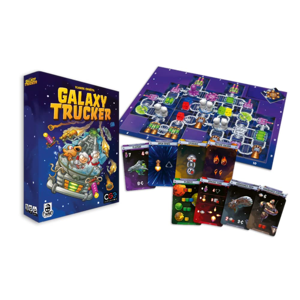 Cranio Creations - CC299, Galaxy Trucker Gioco da Tavolo in italiano, Blu