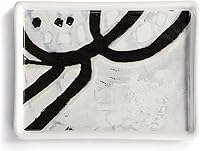 Vista 1 de Demdaco + Mini bandeja de cerámica en blanco y negro ArtLifting Original Art