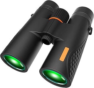 lars 12x42 HD High Power BAK4 Prism FMC Lens lars Compact with Low Light Life Waterproof lar for Bird Watching