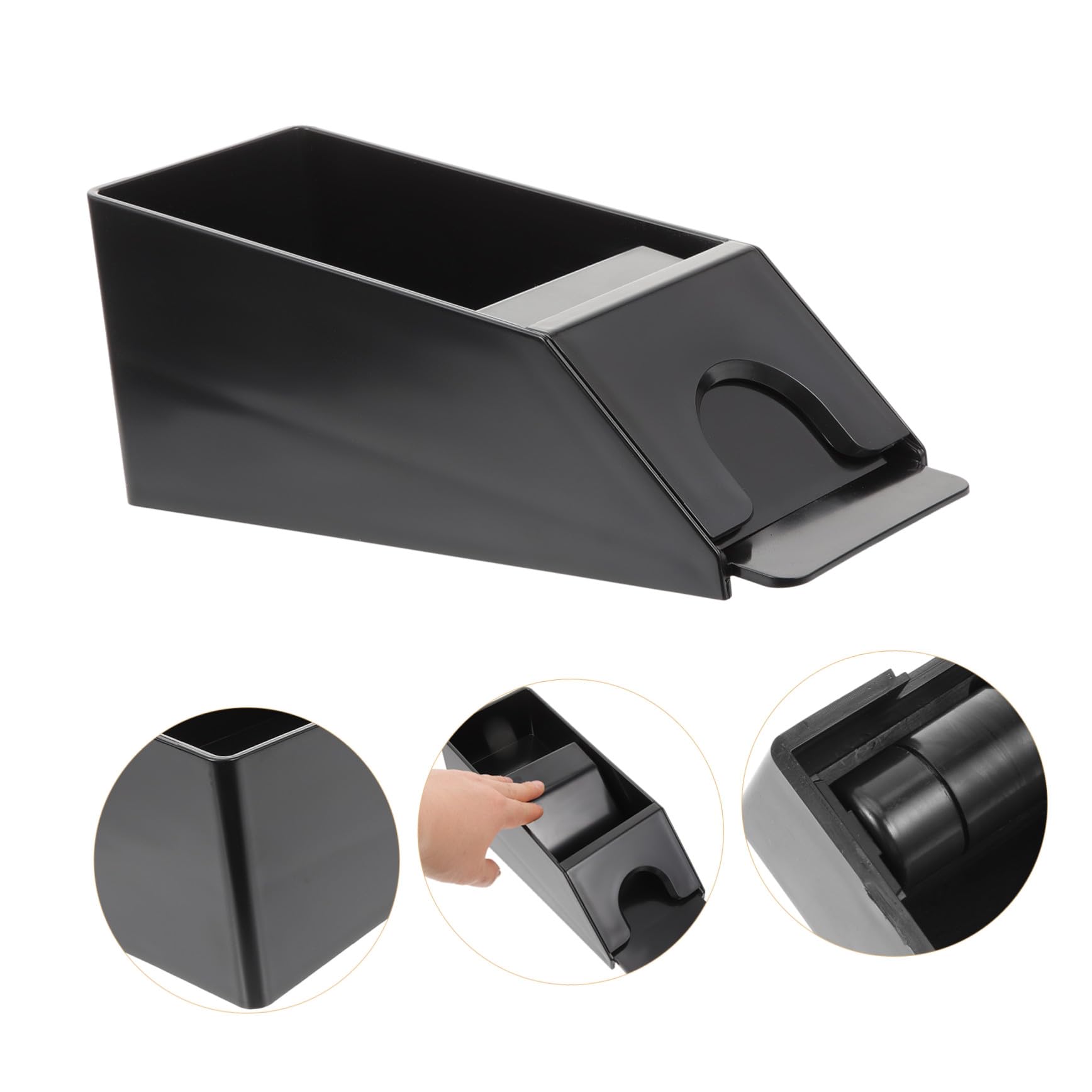 WOONEKY Distribuidor de Cartas de Plástico Reutilizable para Mesa Compacto y Duradero con Bordes Redondeados para Repartir Cartas Fácilmente Poker y Blackjack