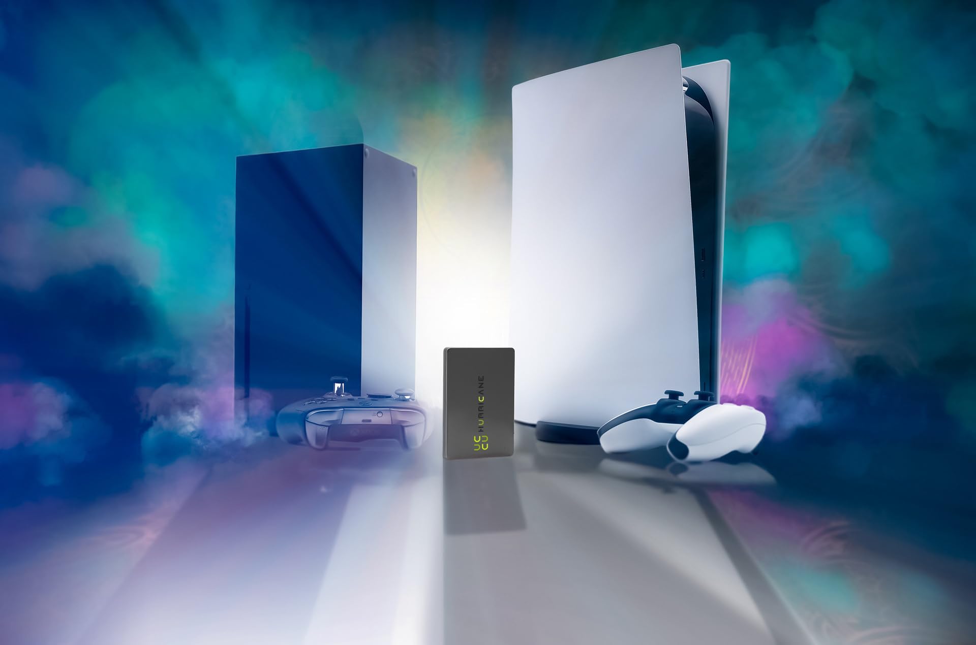 HURRICANE MD25C3 Externe Festplatte 1TB 2,5" USB-C Speicher für Fotos TV PC Laptop PS4 PS5 Xbox kompatibel mit Windows Mac Linux - grau