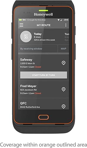 Miniatura 2 de BoxWave Protector de pantalla compatible con Honeywell Dolphin CT40  ClearTouch Crystal (paquete de 2), película HD  Escudos de arañazos para