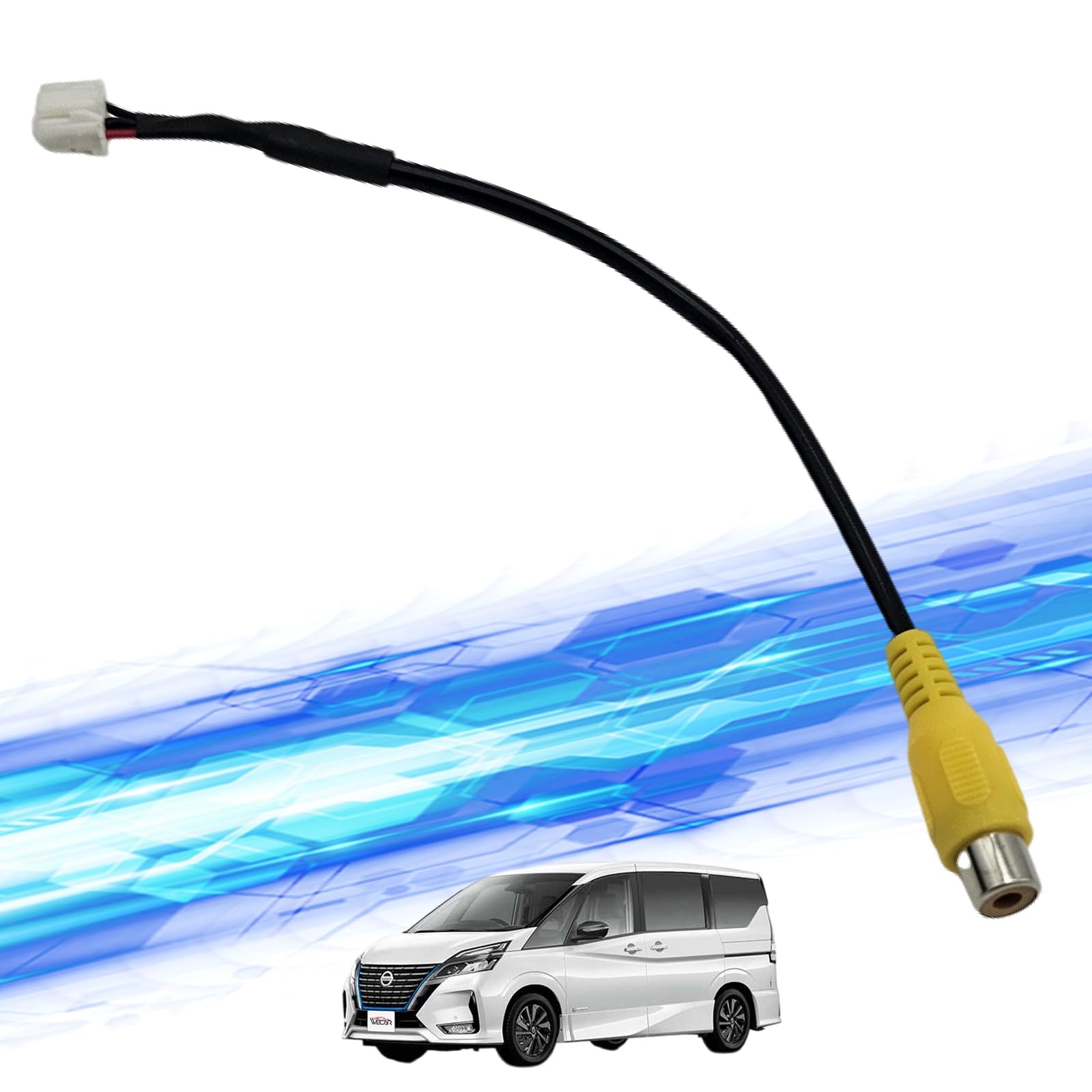 日産セレナ純正フロントカメラ　バックドアカメラ　天井内張り内配線ケ―ブル 日産セレナ純正フロントカメラ バックドアカメラ 天井内張り内
