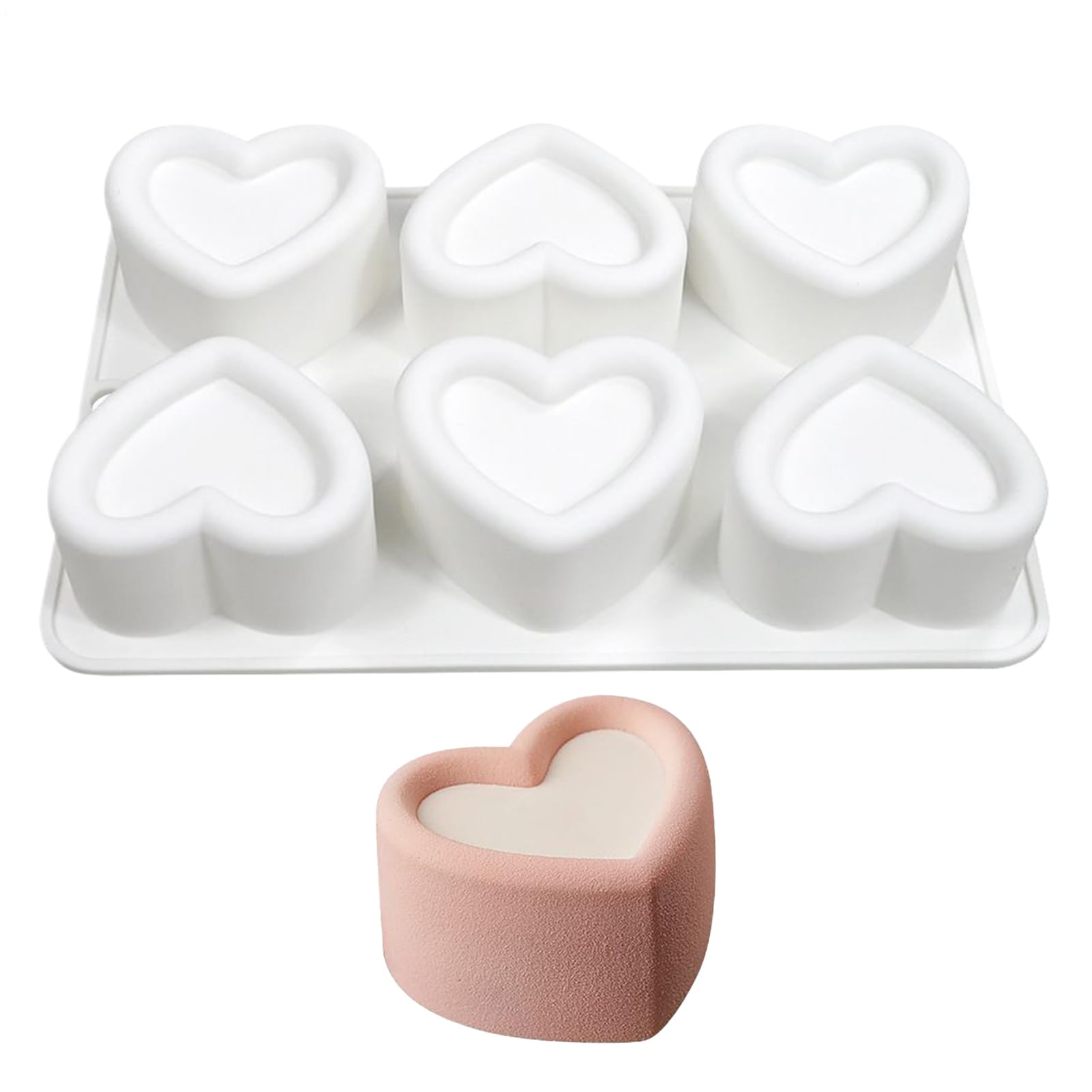 Kuchen-Backformen Antihaft, einfaches Lösen für Schokoladenpudding, Gebäck, | Himbeerförmige Mousseform Hausbäckerei Party Feiertag Mousse Schokolade Pudding Eiscreme Kerzenh