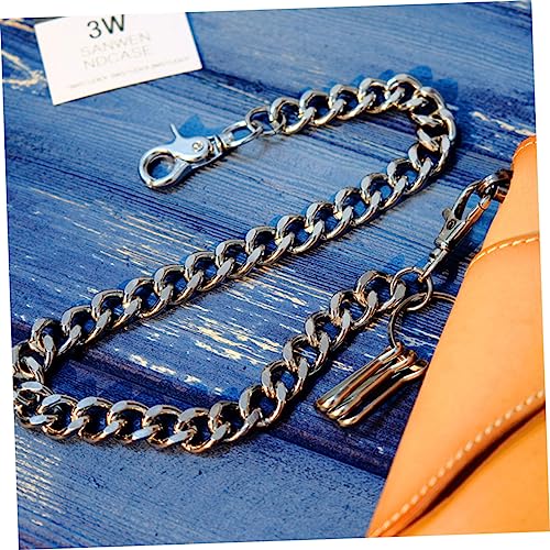 Sewroro 3 Peças Corrente De Carteira Jeans De Motocicleta Para Homens Jeans De Carga Bolsas Da Moda