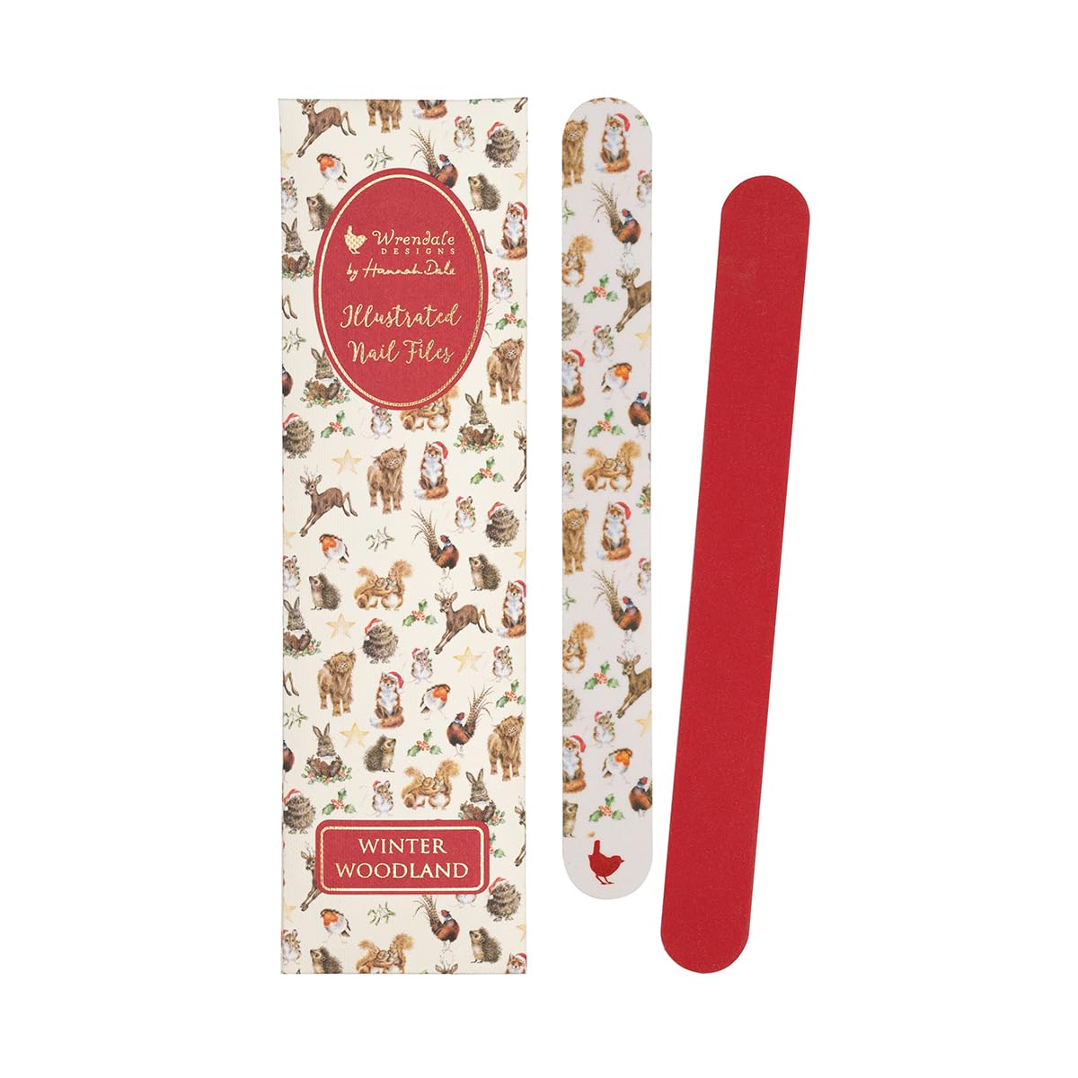 Wrendale Designs - Winter Woodland' Woodland Animal Christmas Nail File, Multi - Image 2