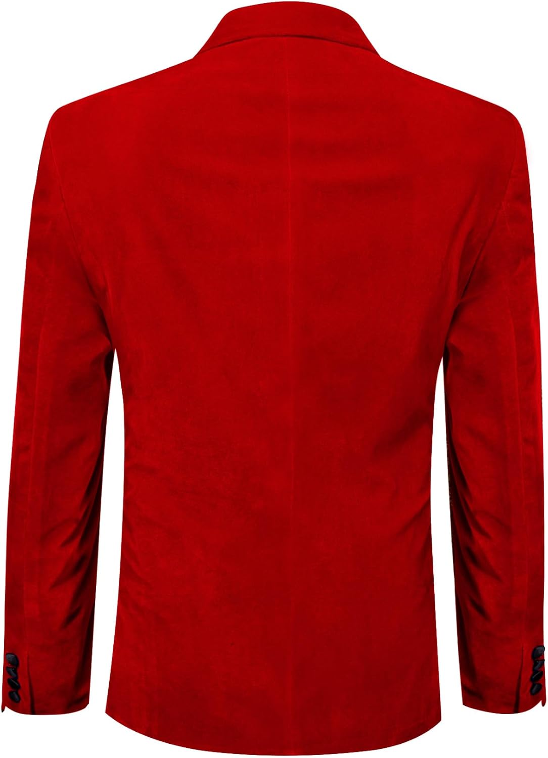 Barry.Wang Velvet Mens Blazer Mardi Gras Sport Coat Brooch Regular Fit Tuxedo Peaked Lapel Suit Jacket Carnival Parade