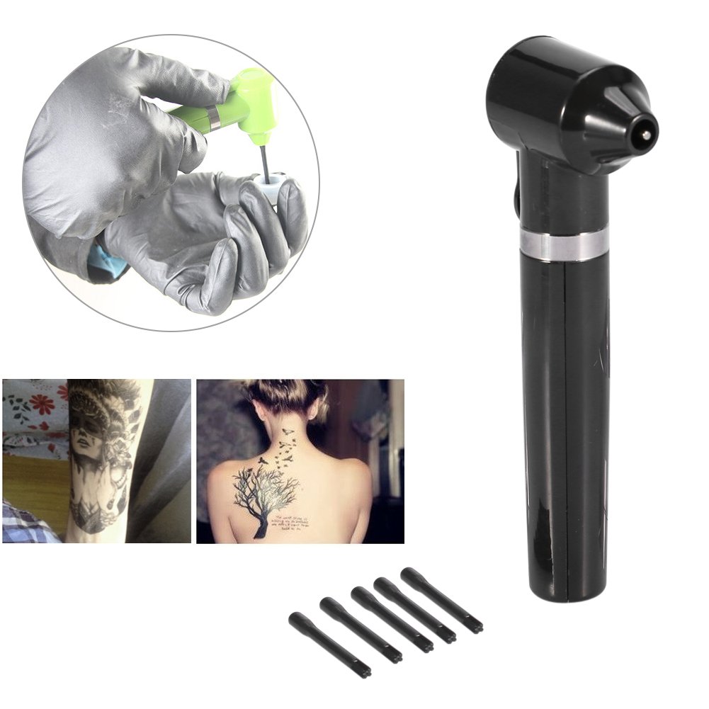 Permanent Pigment Mixer, Ink Color Blender Agitator Machine Accessory with 5 Pcs Mixer Sticks, Makeup Ink Pigment Electric Agitator Machine for Microblading Tattooing Supplies(02)