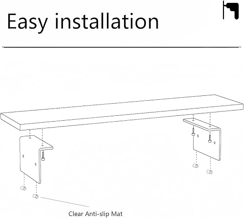 Miniatura 7 de Soporte para monitor antideslizante de 2.163.34 pulgadas, 2 ajustes de altura, soporte de acrílico transparente con alfombrilla antideslizante