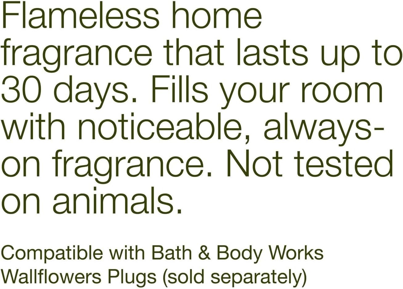 Bath & Body Works Wallflowers Refills, Eucalyptus Spearmint Scent, Plug-In Air Freshener Refills for Bedrooms, Bathrooms & Living Spaces, 2 Pack