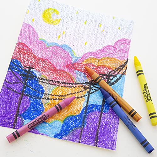 Bazic Washable Crayons 24 Color, Coloring Drawing Assorted Colors Crayon, Non Toxic, For School Art, Gift For Kids Artist (24/Pack), 1-Pack #TOP5