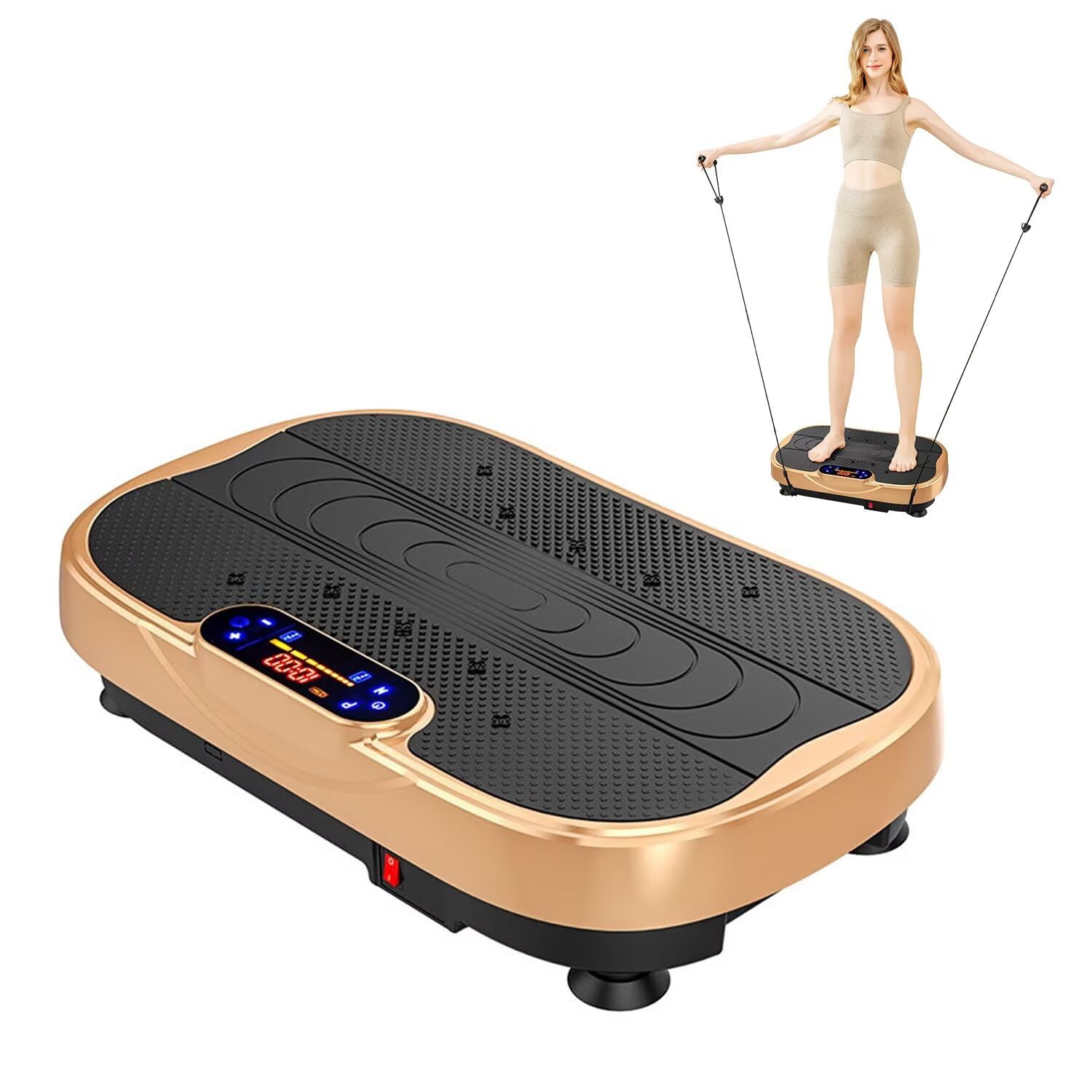 ダイエット/運動　　振動マシン AORTD 3Dブルブルマシン ゴールデン AORTD 振動マシン 最新型モデル バランスウェーブ ステッパー