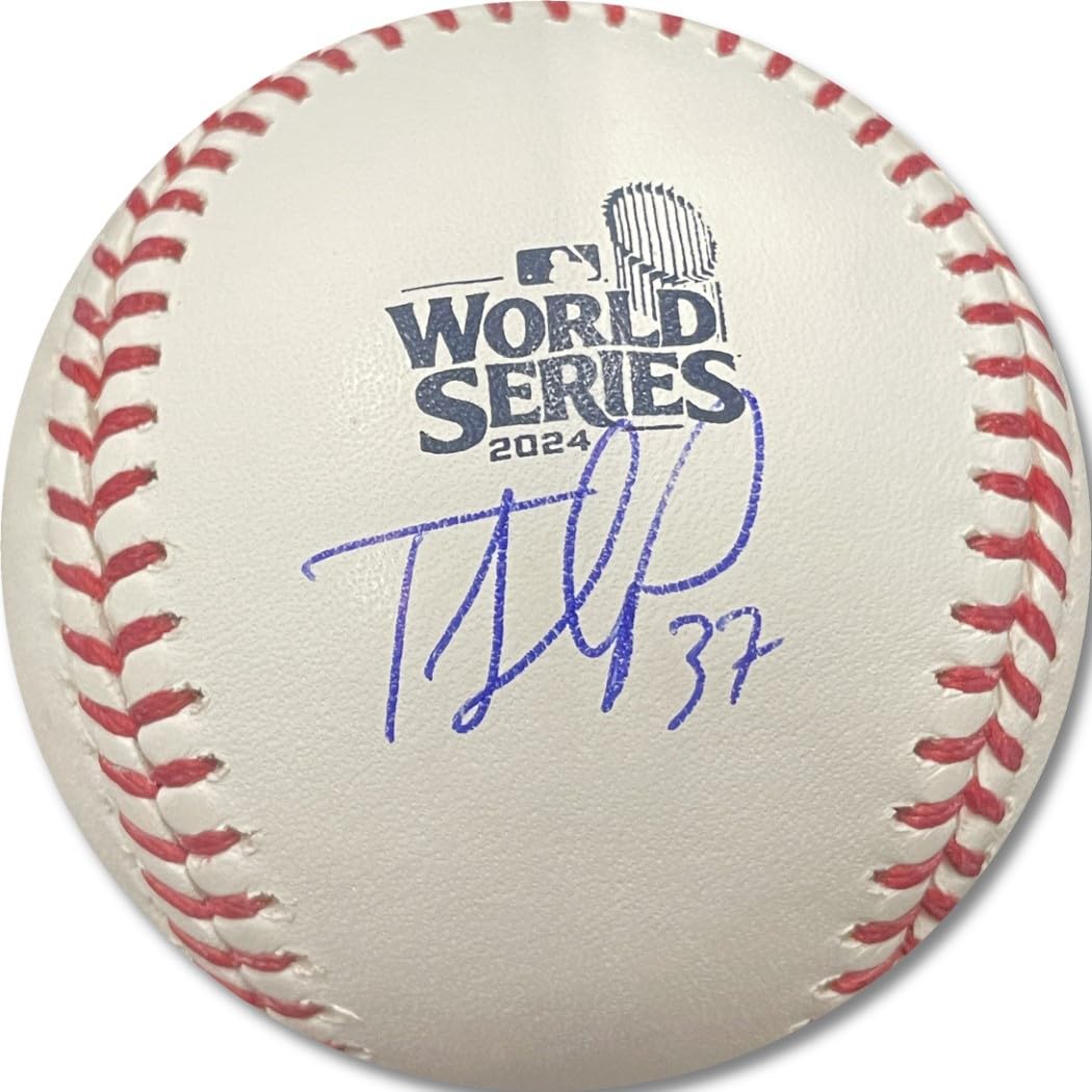 Teoscar Hernandez Signed Autographed 2024 World Series Baseball