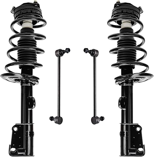 Miniatura 31 de Detroit Axle - Kit de 4 puntales delanteros para Dodge calibre 09-12, 2 puntales y muelles helicoidales 2 estabilizadores barra estabilizadora 2009