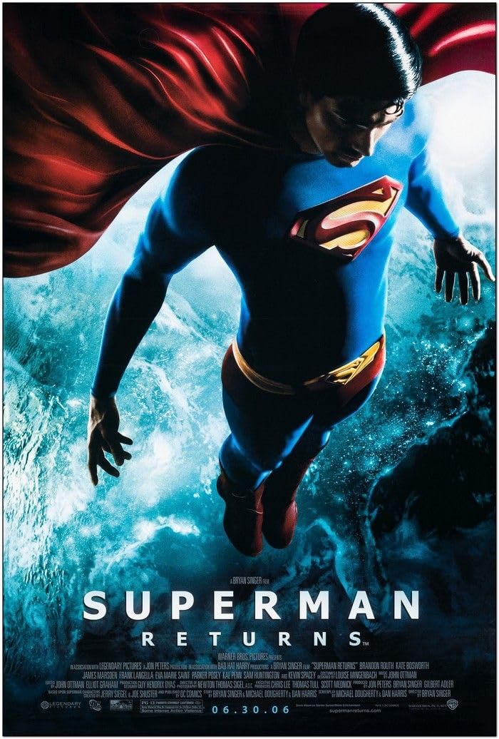 SUPERMAN RETURNS 映画ポスター Amazon.com: SUPERMAN RETURNS - 2006 orig D/S 27x40 REGULAR movie