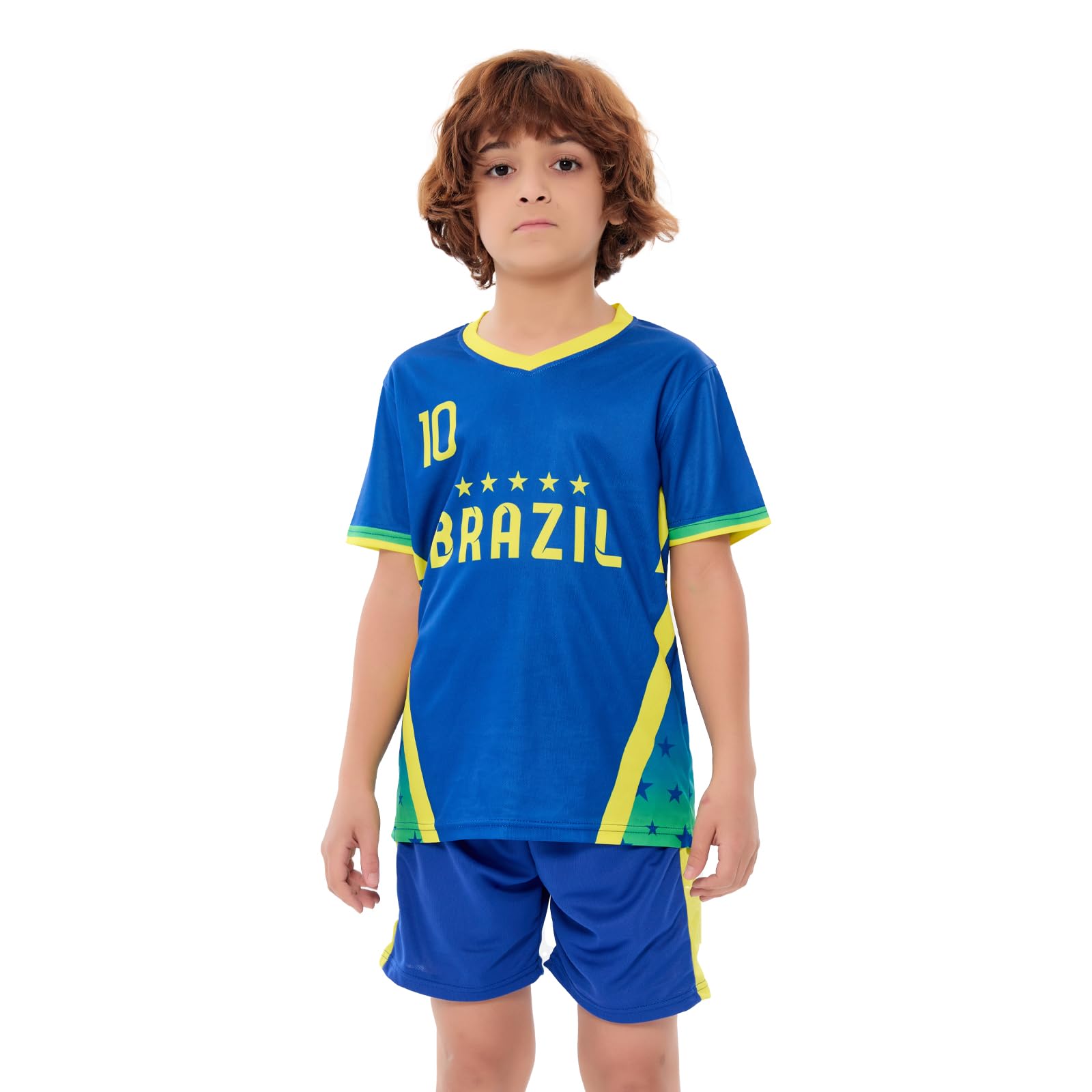 SURUIDA Kids Brazil #10 Jersey Set