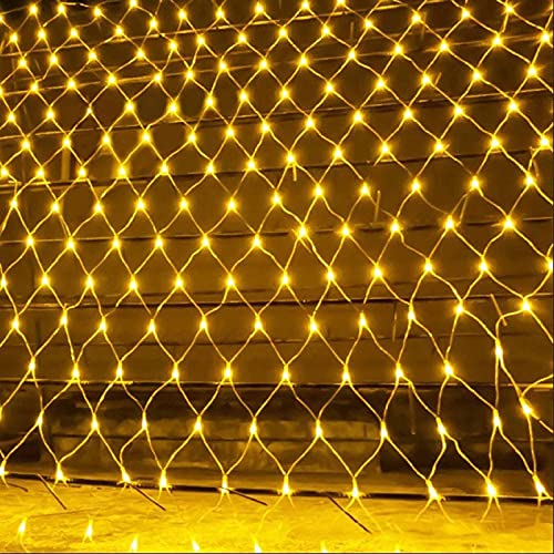 Filet lumineux Noël Yizc raccordable 6x4m blanc chaud intérieur et extérieur
