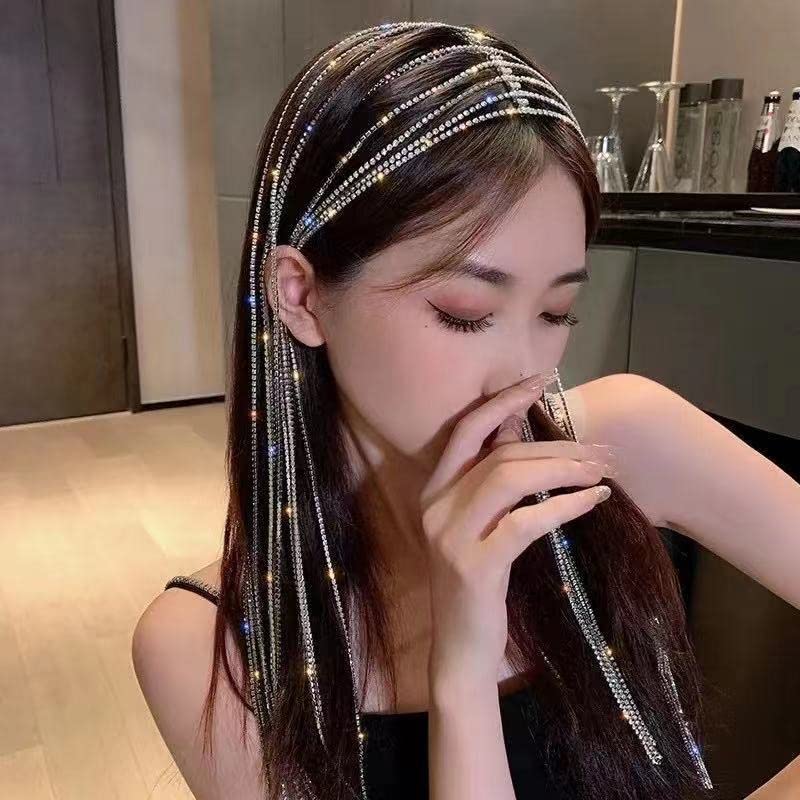 Tassel Headband Charm Jewelry for Weddings & Parties