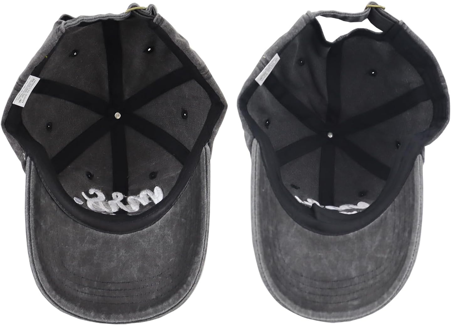 2 PCS Mr and Mrs Est 2025 Hats for Men Women, 3D Embroidered Adjustable Cotton Couples Baseball Cap - Image 5