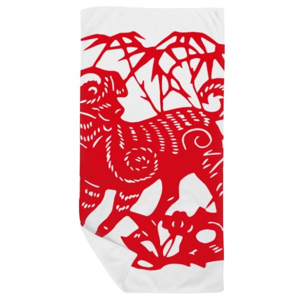 Gant de toilette et serviette douce 35x70cm multicolore pour peau sensible