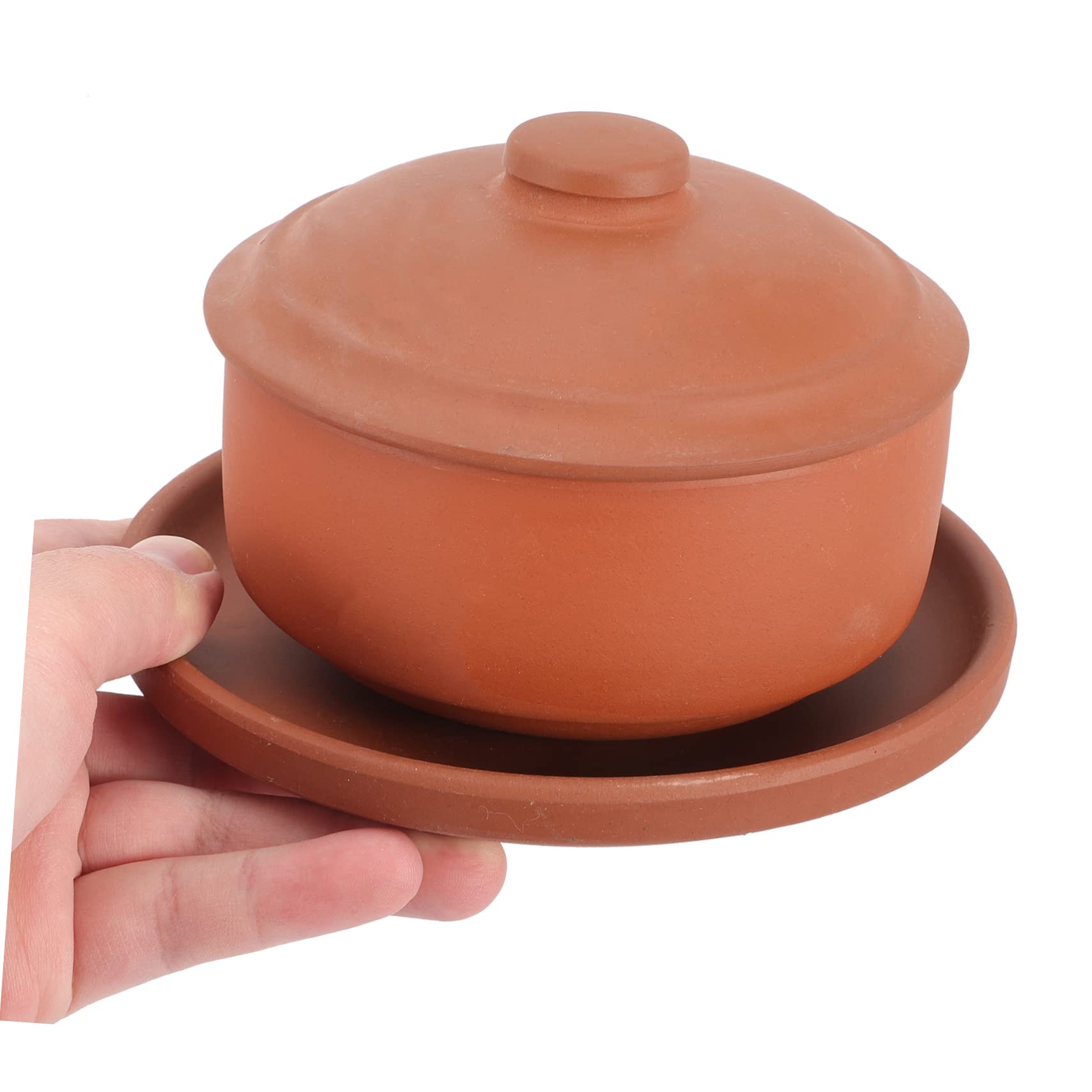 HEMOTON 1set Ciotole Ceramica Con Coperchio Per Cottura Vapore Ciotola Multifunzionale Per Zuppe e Riso Design Elegante e Resistente Capacità Generosa Per Feste e Riunioni Di Famiglia
