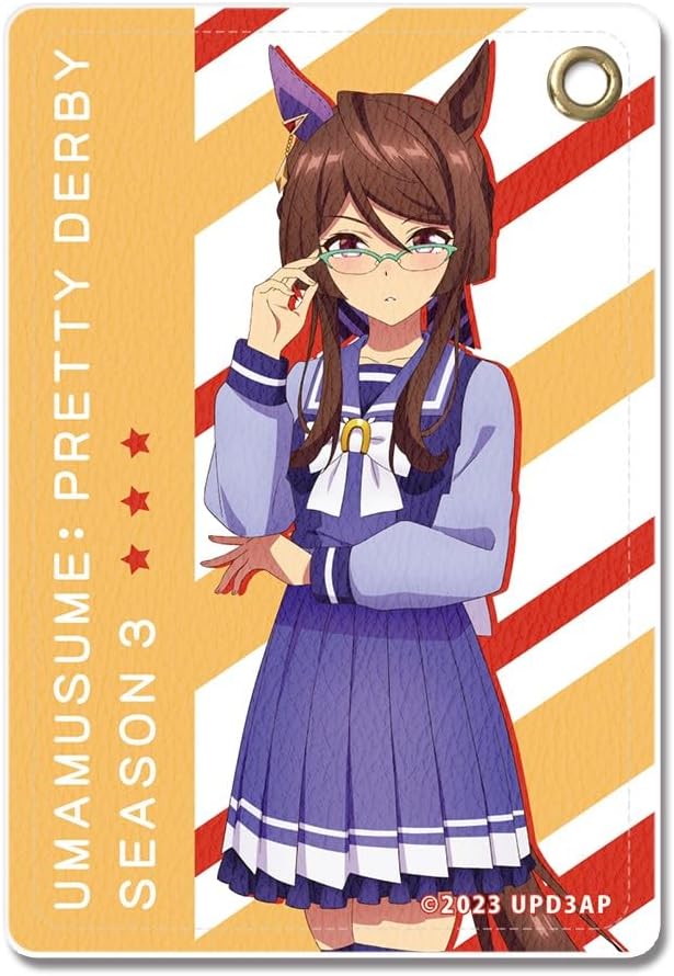 Uma Musume Pretty Derby Season 3 Leather Pass Case, Lois Android, Uniform Ver., Drawing Down LPAN-U008-m09