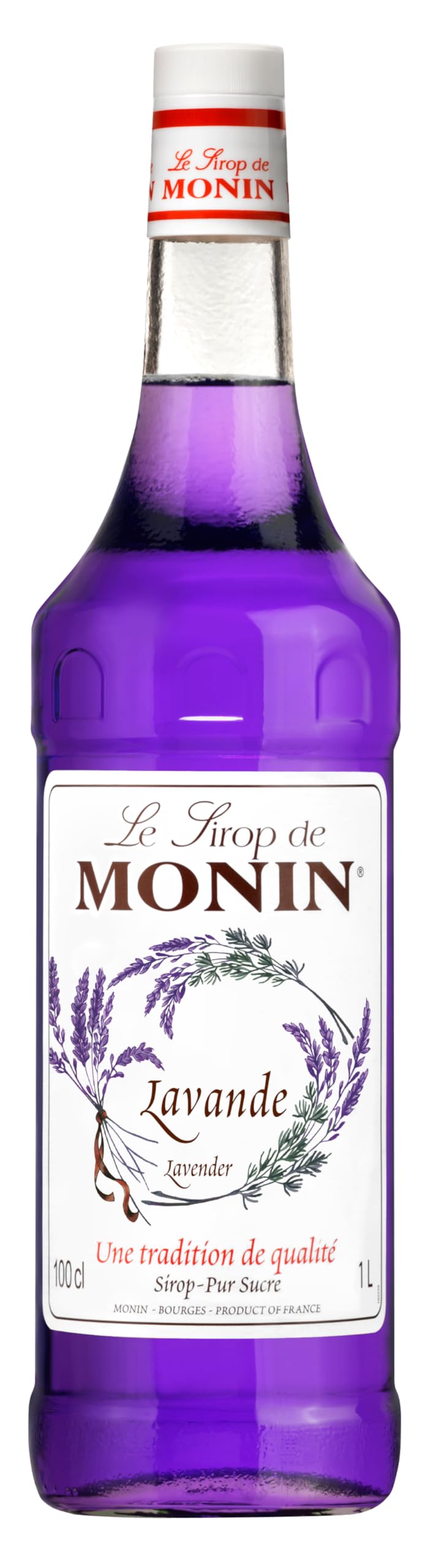 Monin Sirup Cocktail & Aperitif Set (3 x 1,0 l) - Orange, Passion, Lavendel