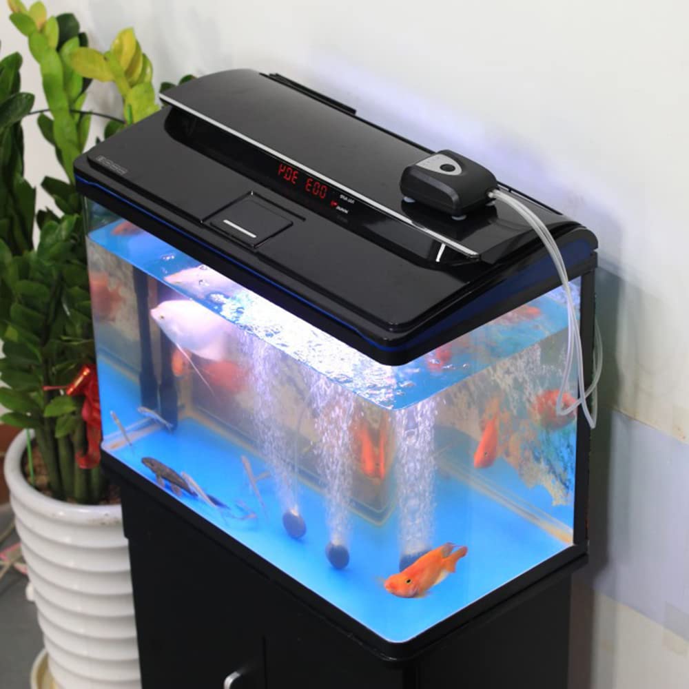 Aoresac Pompa Ossigeno Solare 3.5W Per Laghetto – Batteria 4000mAh, 4 Tubi Da 1m, Silenziosa 50dB