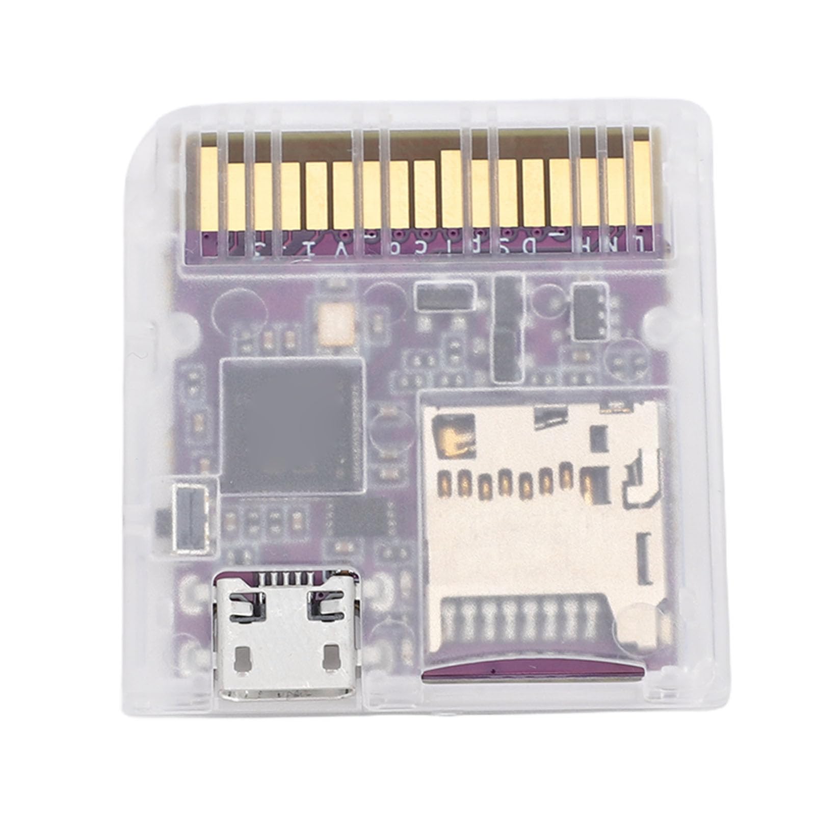 Plyisty Carte Flash DSPico DS pour NDS NDSL DSi 3DS 2DS, alimenté par MCU RP2040, Cartouche de Jeu Open Source de Mise à Niveau R4 6 Mo/s, Mode DS et Prise en Charge du Lanceur Pico