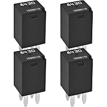 Automotive Relays 13500113 8430 for GM Pack of 4, Multi-Function 4-Pin Relay Replace 19116962 D1777C MR538851