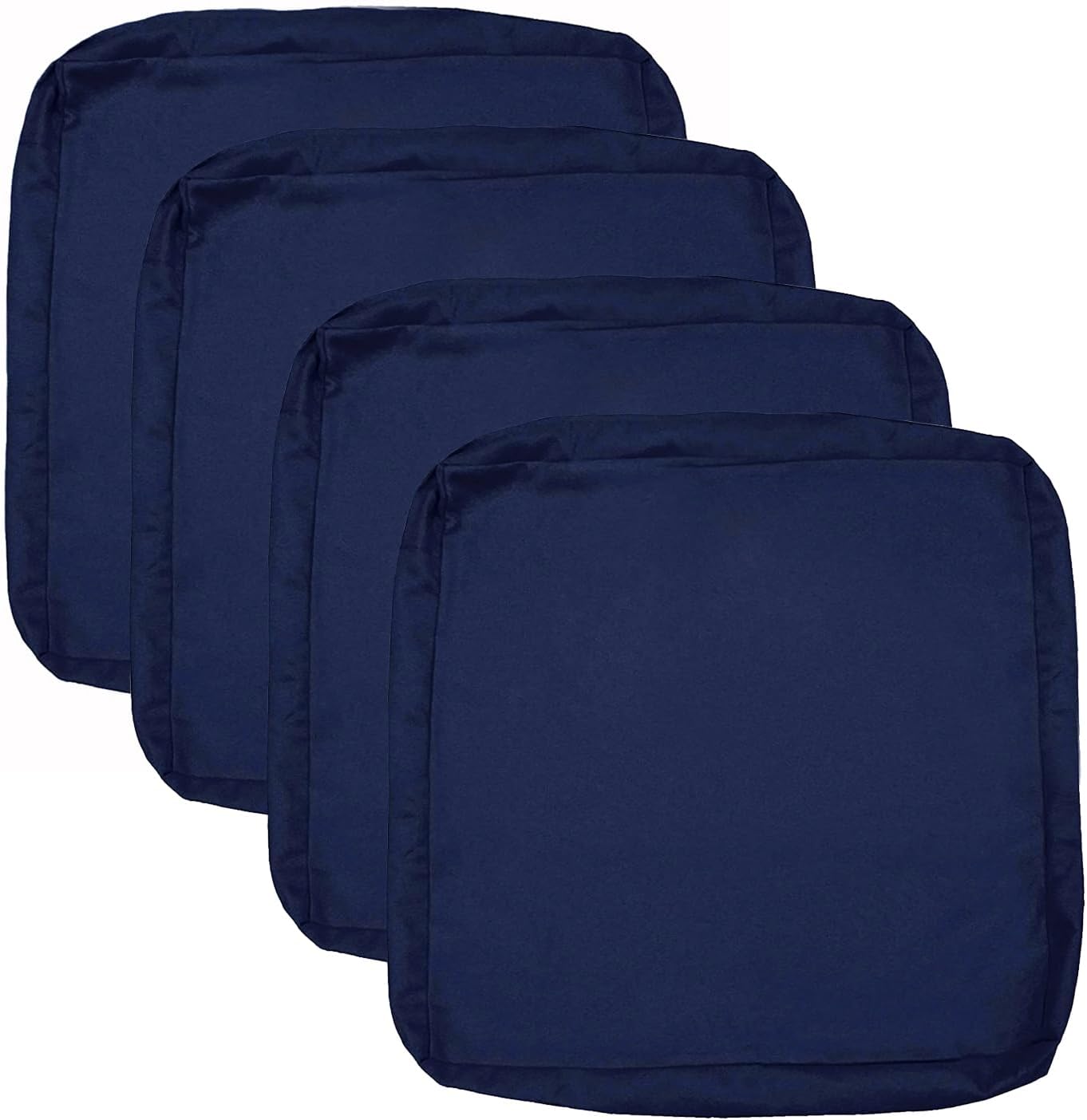 sqodok patio cushion covers 24x22 inch, waterproof 4pack outdoor cushion covers replacement seat slipcovers for sectional sofa, wicker chair, blue 24"x22"x4"-4 pack-cover only blue