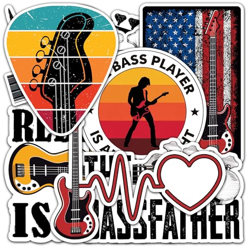 Bass Sticker 8 Pcs Large Size