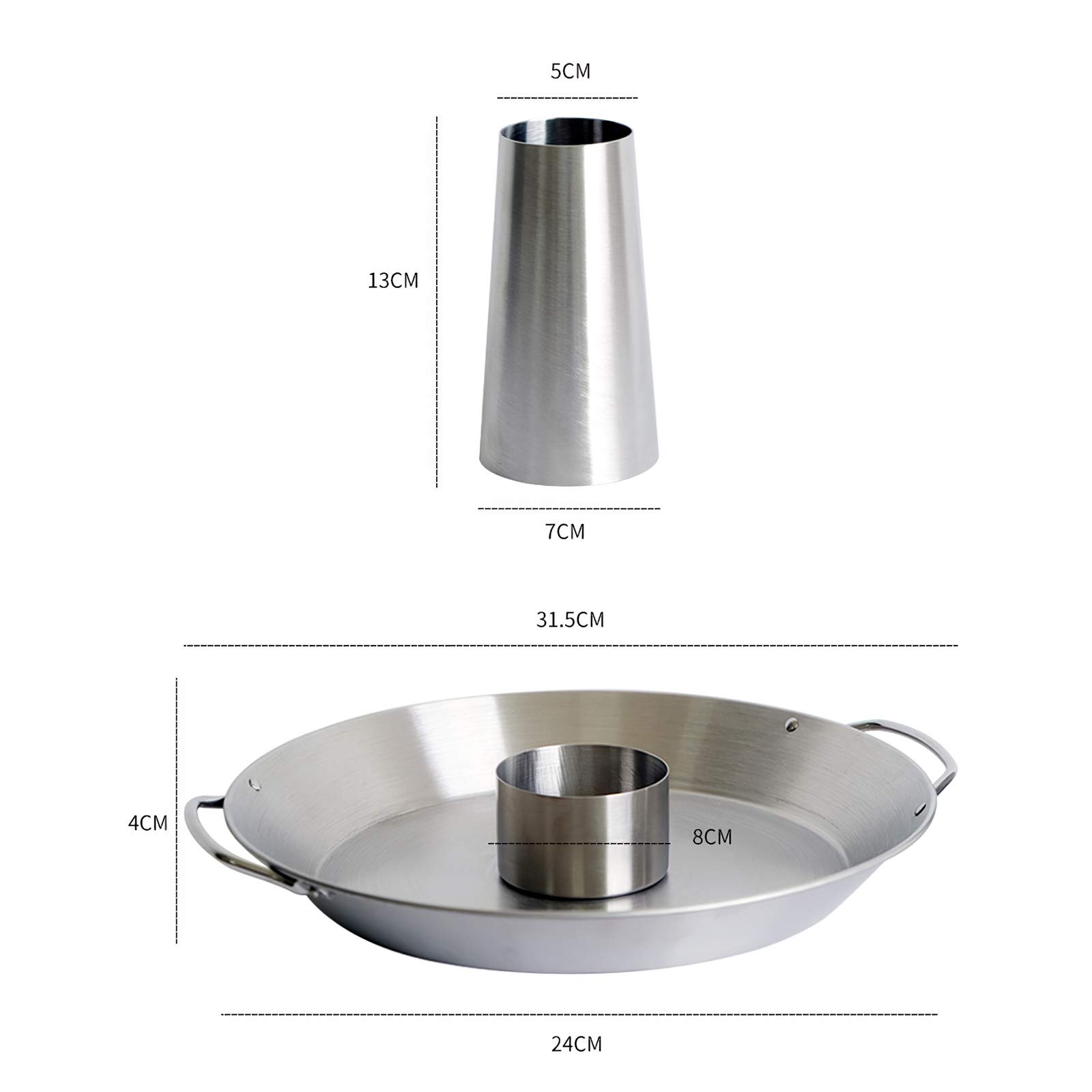 ASDFA - Supporto per pollo in acciaio inox, per arrosto di pollo verticale, per barbecue, birra, polli, con teglia e contenitore per forno e griglia, barbecue all'aperto