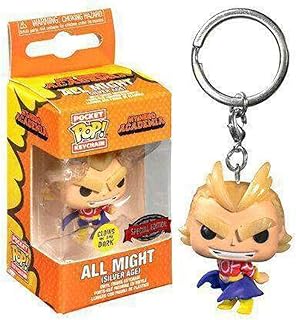 Funko Pocket Pop! My Hero Academia Silver Age All Might Glow in The Dark GITD Exclusive Keychain Keyring