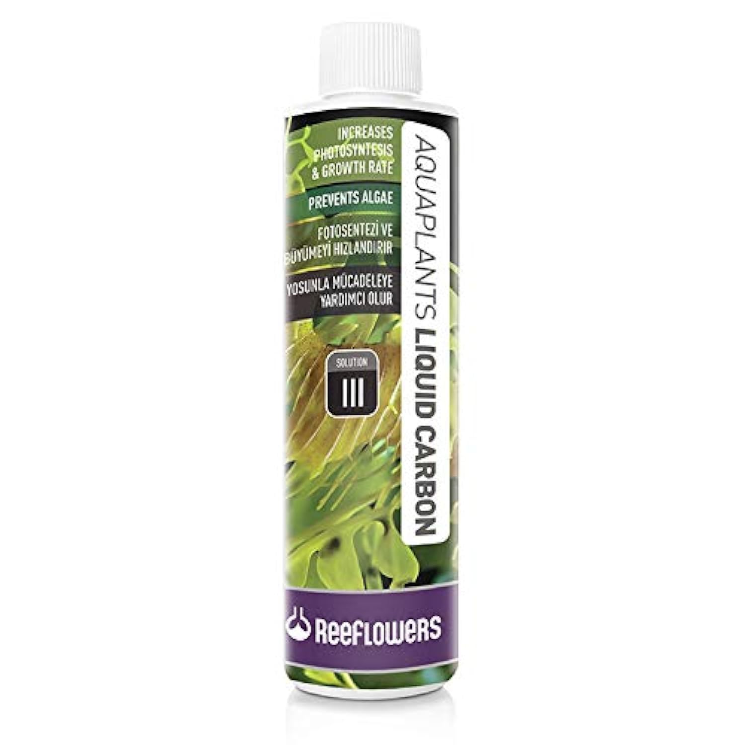 Reeflowers AquaPlants Liquid Carbon Iıı Akvaryum Bitki Likit Karbon 250 ml Renkli