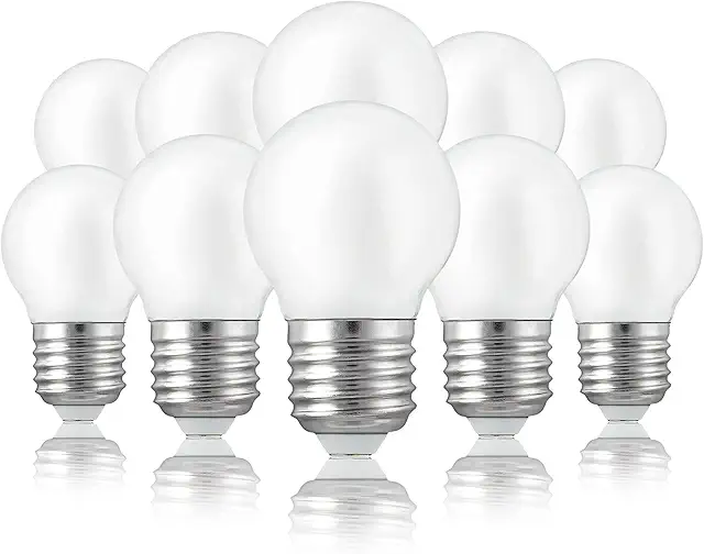 Hellum LED Warm White E27 Bulb, 4.5W, Pack of 10