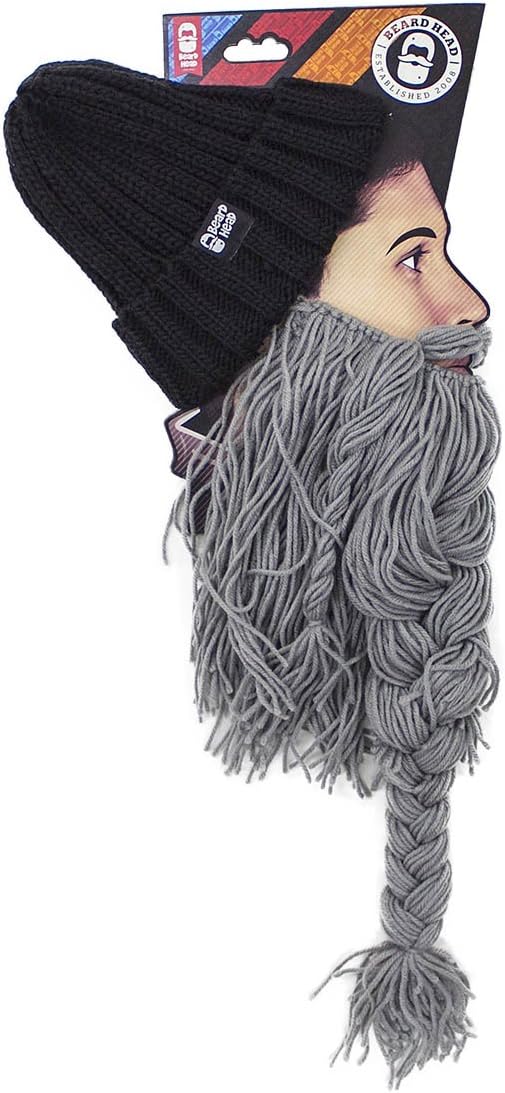 Beard Head Viking Looter - Original Handmade Knit Helmet and Removable Beard