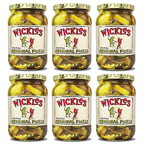 Wickles Original Pickle, 16 Oz (Pack Of 6) #TOP14