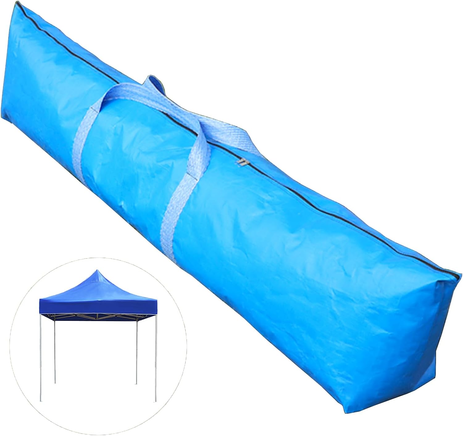 Heavy Duty Beach Umbrella Tents Storage Bag - Waterproof, Scratch-Resistant, Multi-Scene Blue Multi-Functional Outdoor Tent Bag (Large Blue Umbrella Bag)