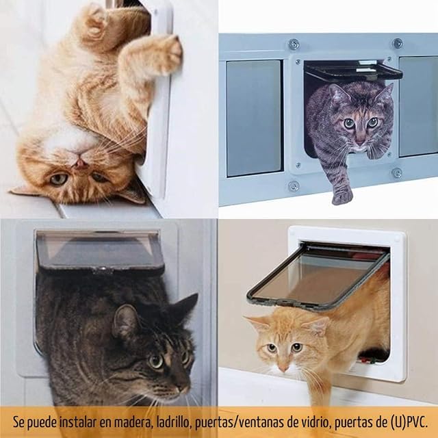 Foto 4 de 4 de Puerta para Gatos, Puerta para Mascotas, Puerta para Gatos, Puerta para Mascotas, Puerta de Gato